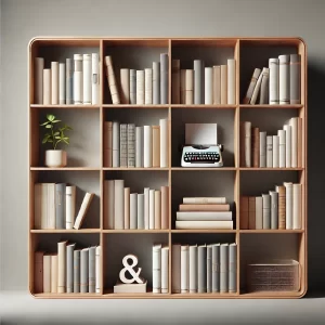 Wooden Bookshelf
