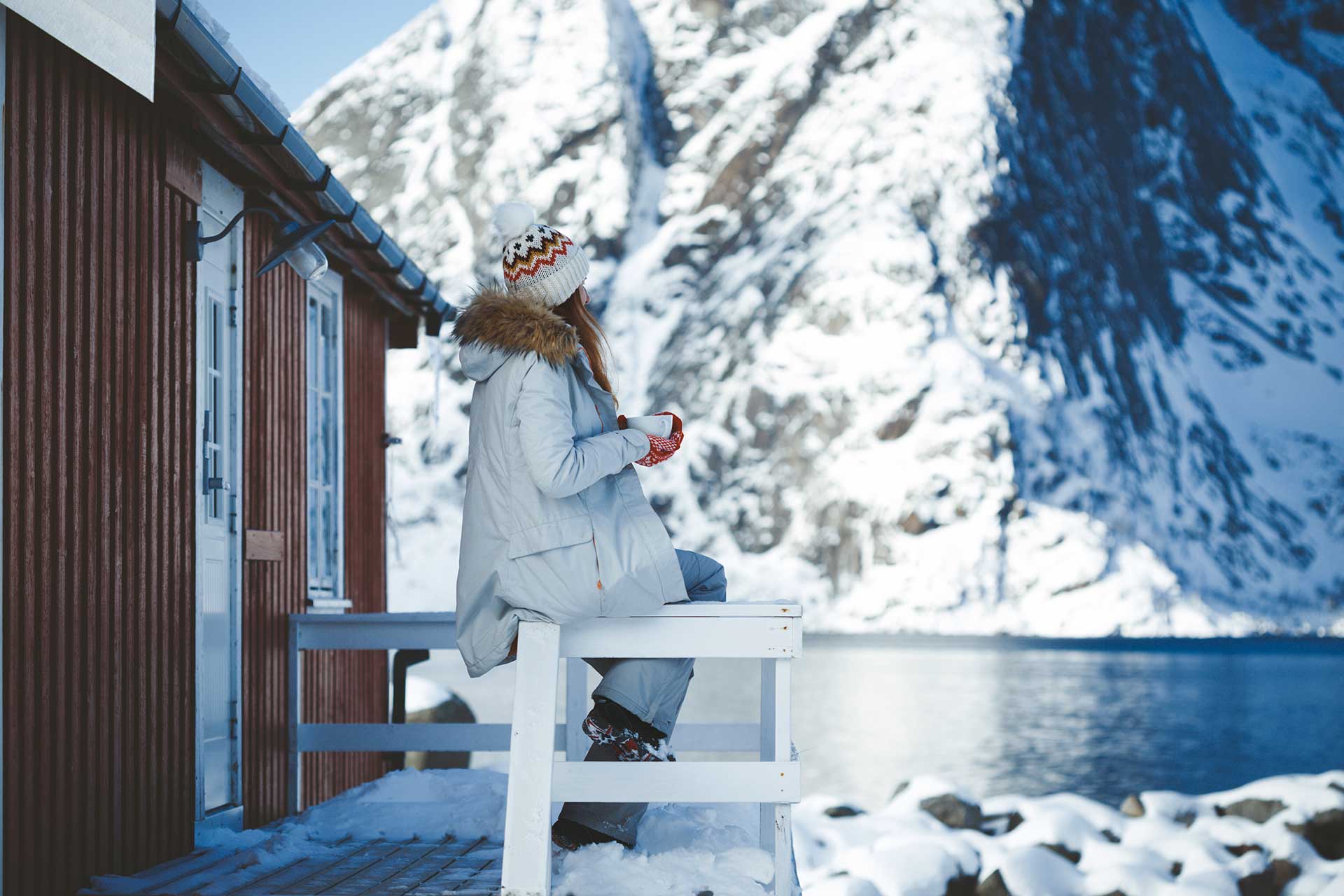Mountain Silence in Winter Light