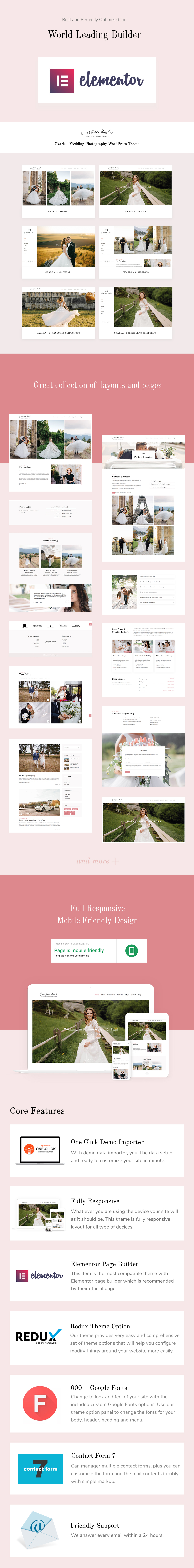 Ckarla - Wedding Photography WordPress Theme