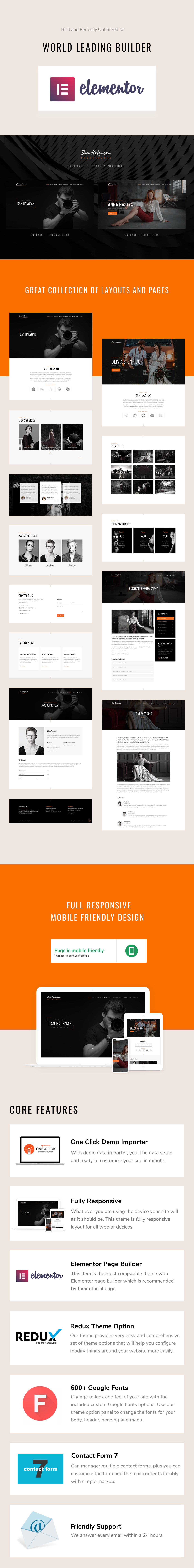 Dan – Creative Photography WordPress Theme