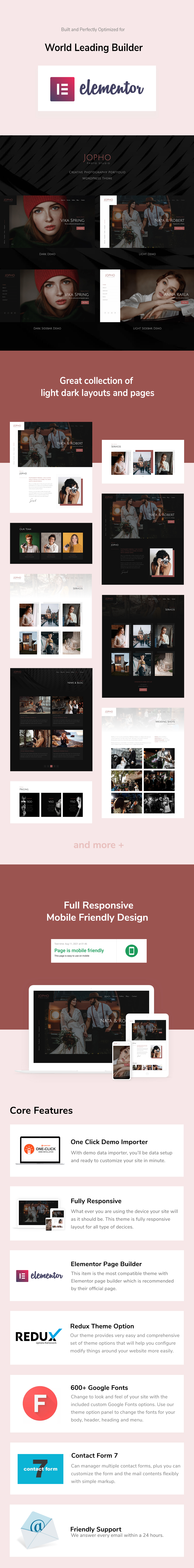 Jopho – Creative Photography WordPress Theme