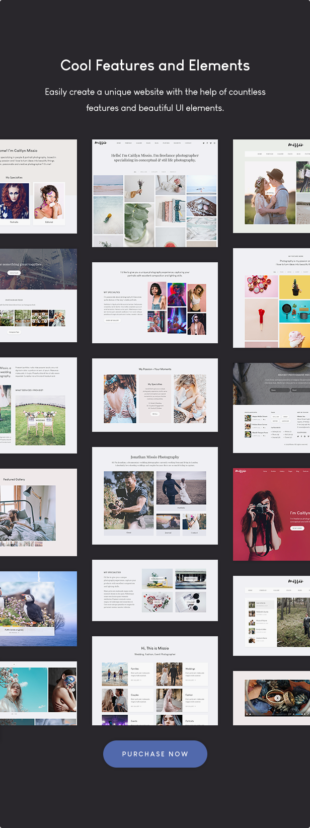 Missio – Photography WordPress