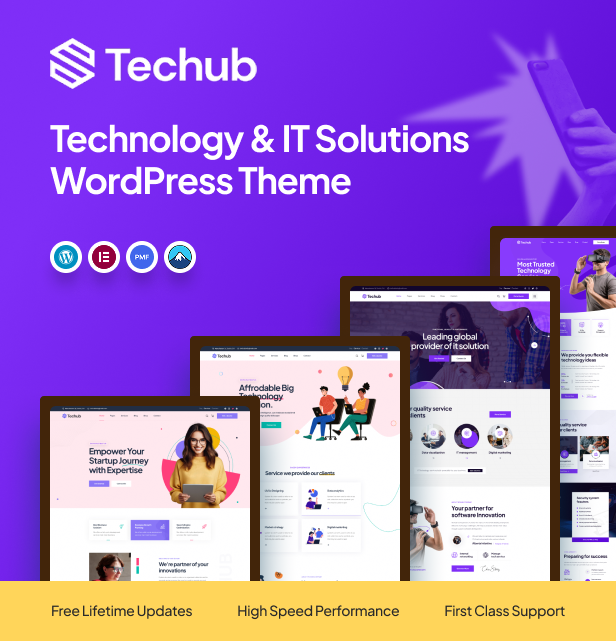 Techub – Technology & IT Solutions WordPress Theme