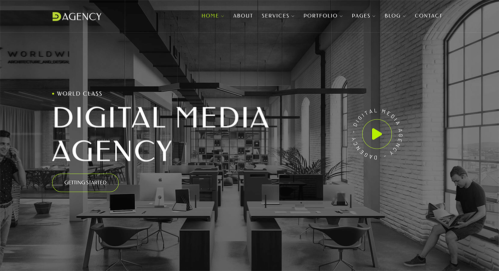 Dagency - Creative & Digital Agency WordPress
