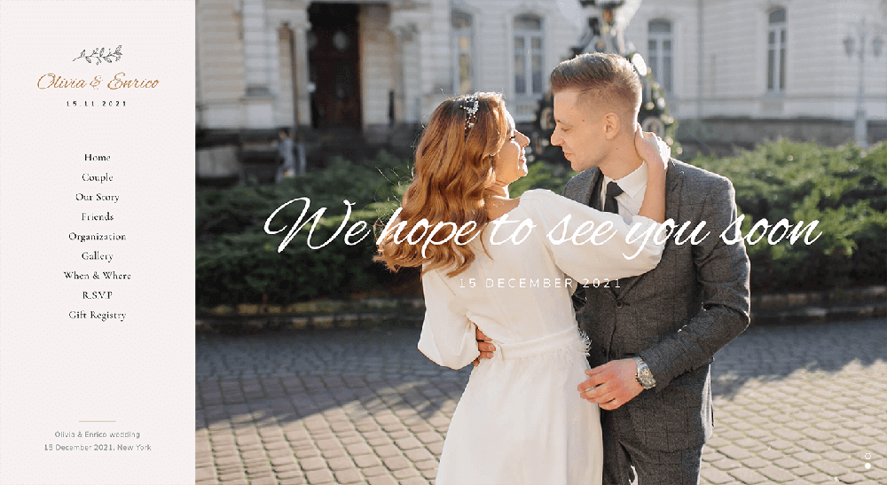 enrico & Enrico - Wedding Template Demo 2