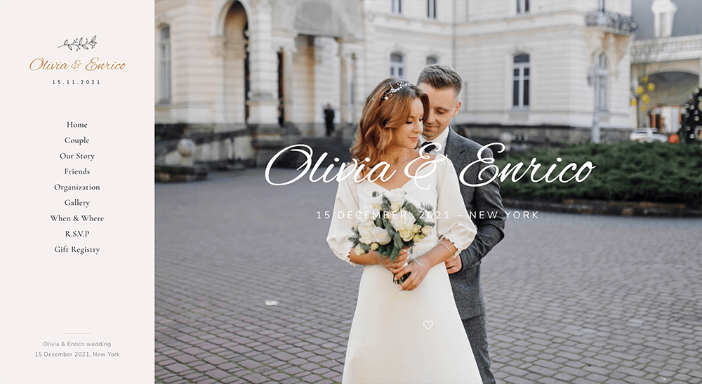 enrico & Enrico - Wedding Template Demo 3