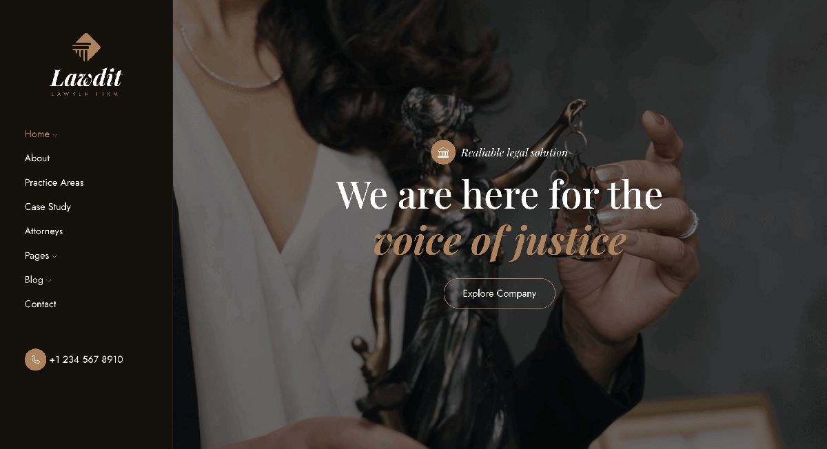 Lawdit - Lawyer and Law Firm WordPress