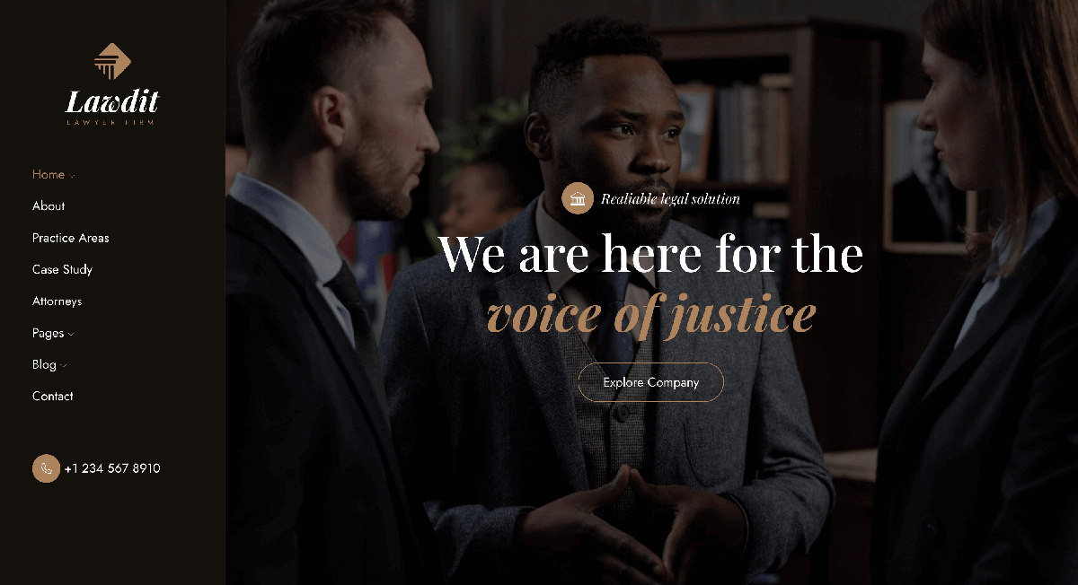 Lawdit - Lawyer and Law Firm WordPress