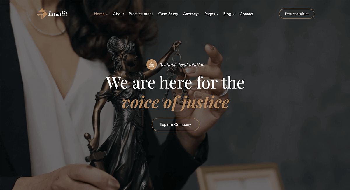 Lawdit - Lawyer and Law Firm WordPress