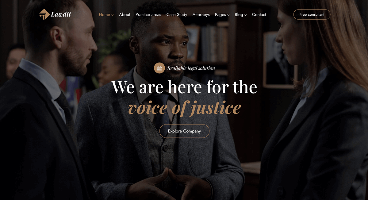 Lawdit - Lawyer and Law Firm WordPress