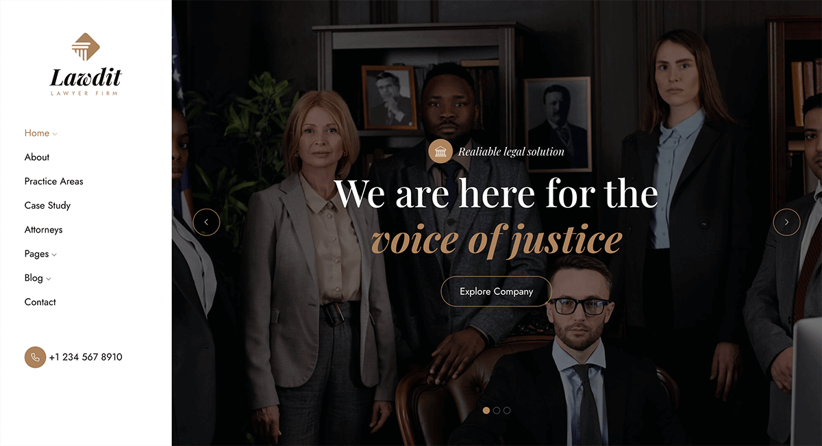 Lawdit - Lawyer and Law Firm WordPress
