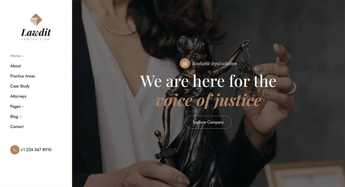 Lawdit - Lawyer and Law Firm WordPress
