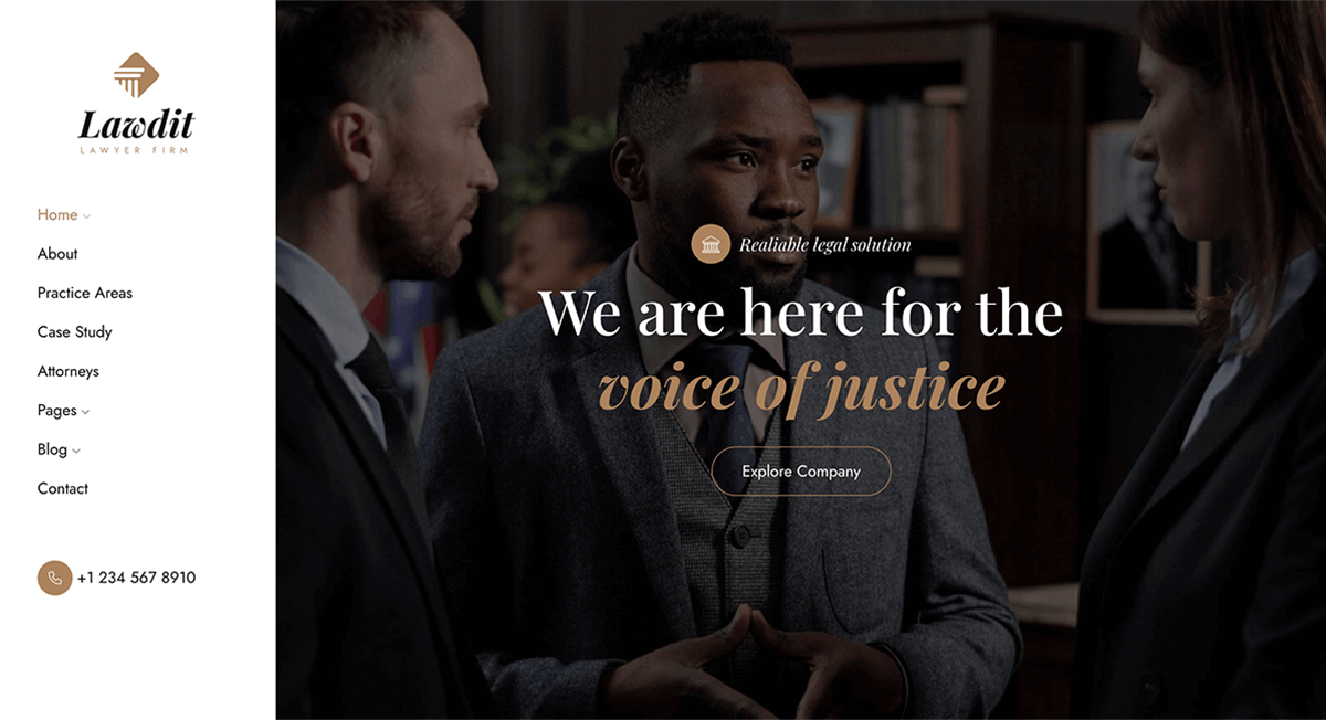 Lawdit - Lawyer and Law Firm WordPress