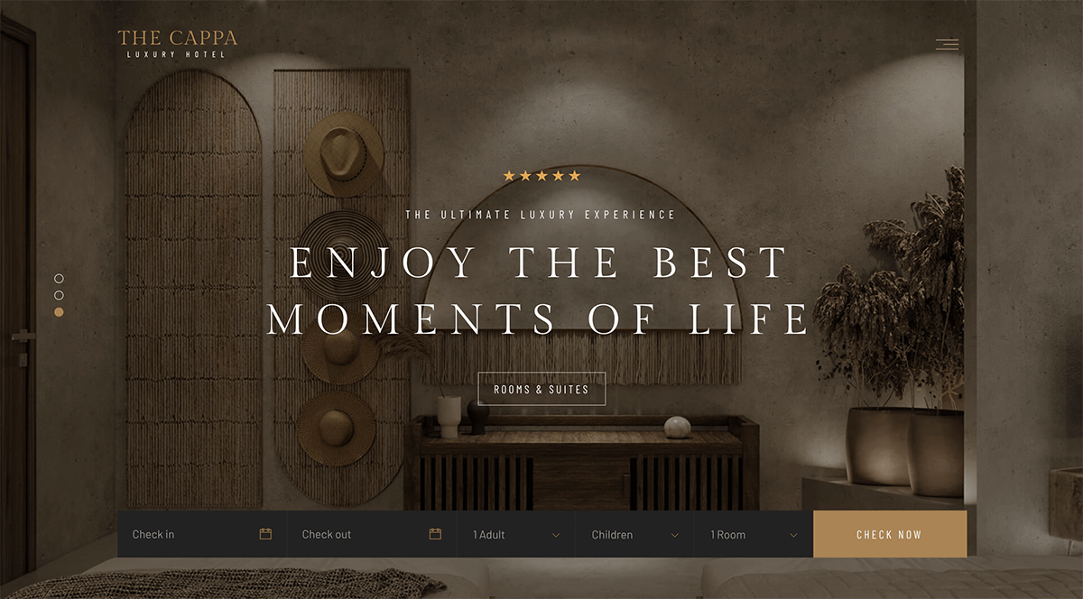 THE CAPPA - Luxury Hotel WordPress