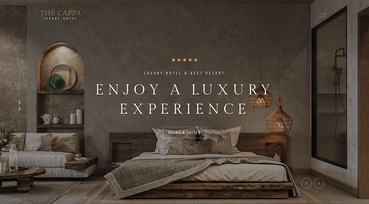THE CAPPA - Luxury Hotel WordPress