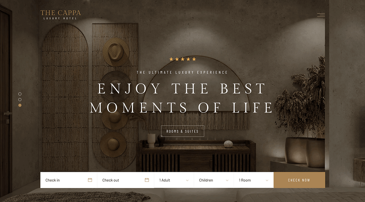 THE CAPPA - Luxury Hotel WordPress