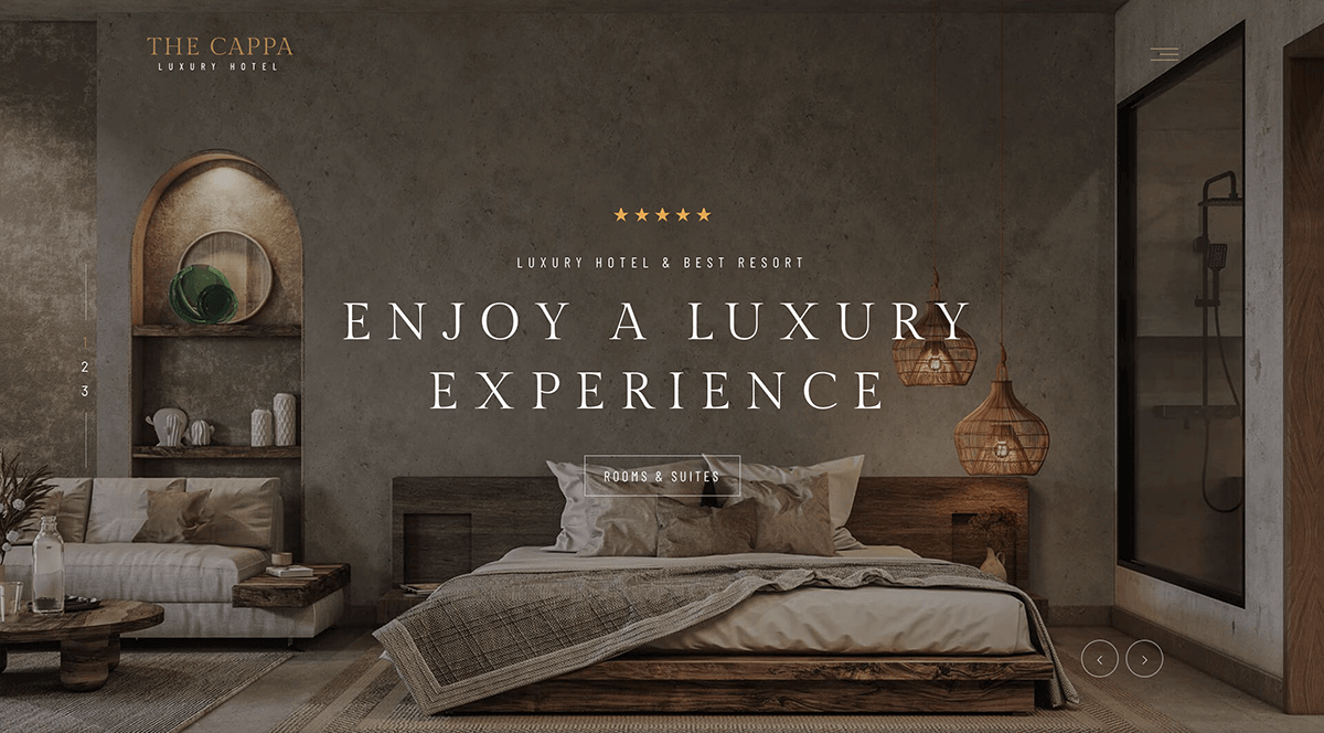 THE CAPPA - Luxury Hotel WordPress