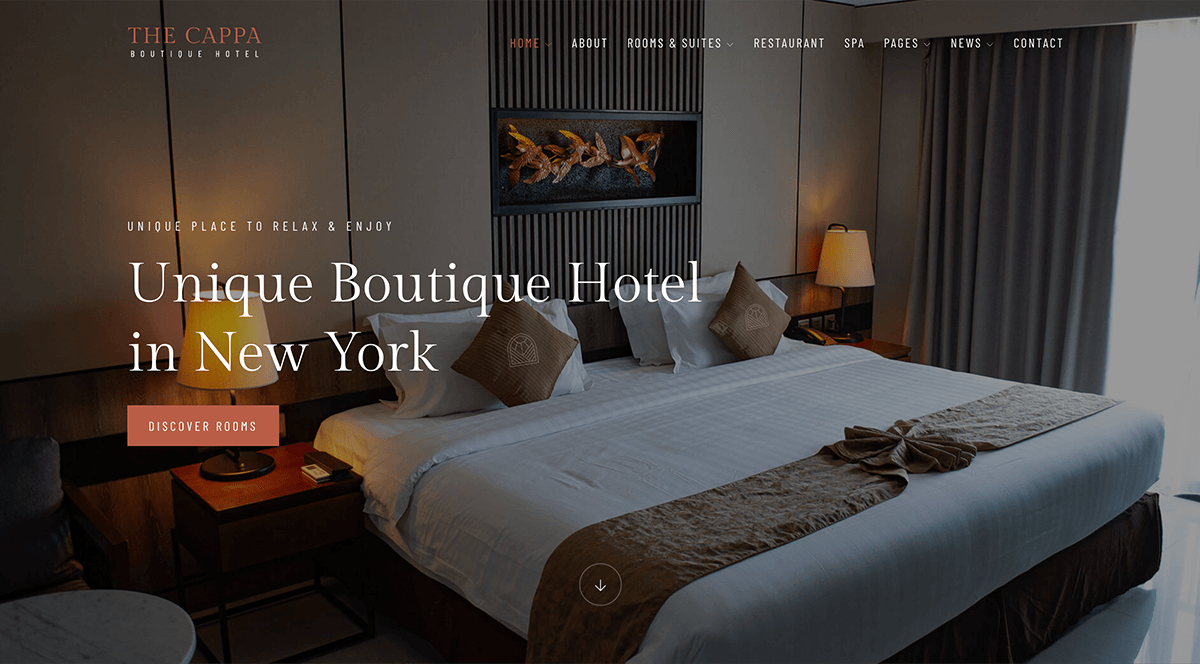 THE CAPPA - Boutique Hotel WordPress