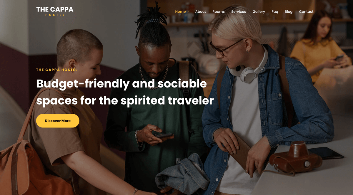 THE CAPPA - Hostel WordPress