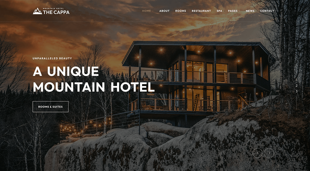 THE CAPPA - Mountain Hotel WordPress
