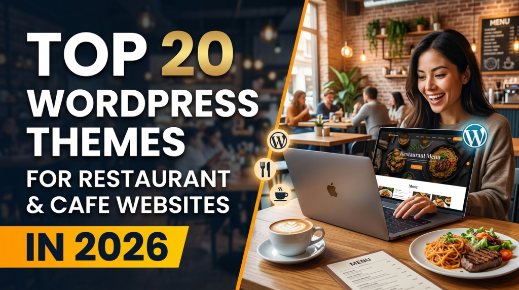 Top 20 WordPress Themes for Restaurant & Cafe Websites in 2026