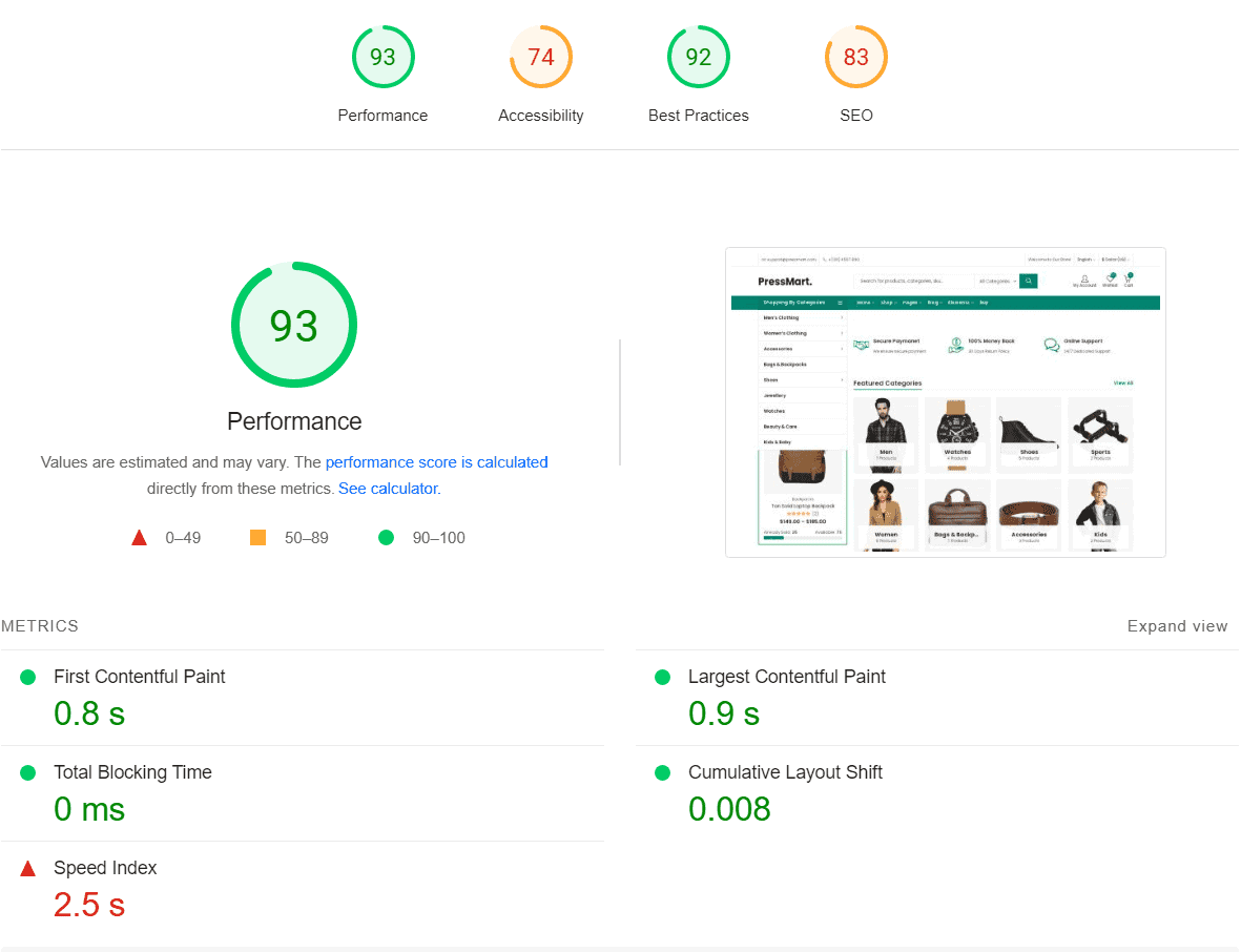 WooCommerce website performance optimization