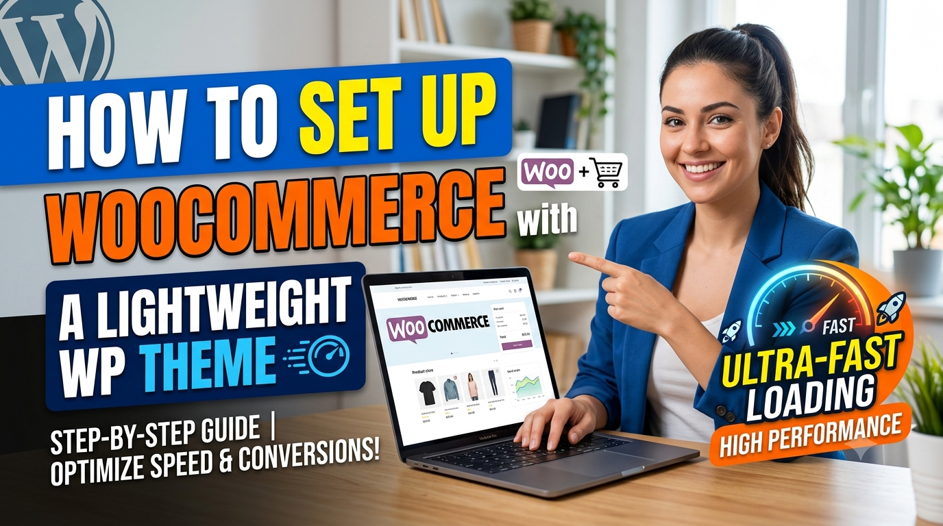 How to Set Up WooCommerce with a Lightweight WordPress Theme