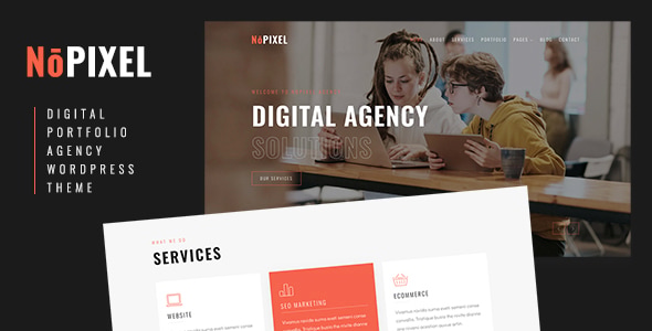 NoPixel – Portfolio Agency WordPress Theme