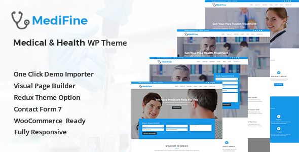 MediFine – Health and Medical WordPress Theme