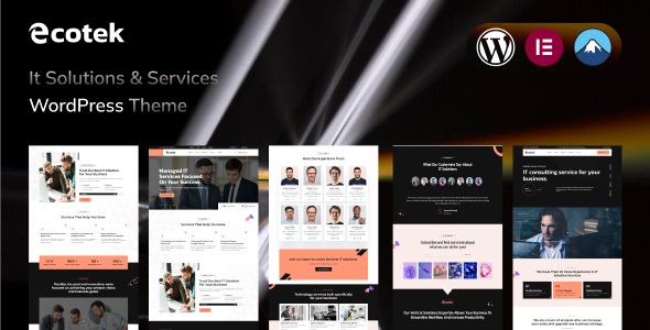 Ecotek – IT Solutions & Services WordPress Theme