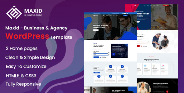 Maxid – Business & Agency WordPress Theme