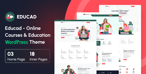 Educad – Online Courses & Education WordPress Theme