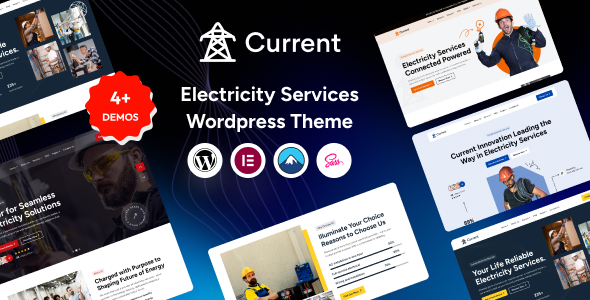 Current – Electricity Services WordPress Theme