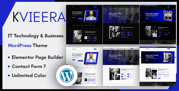 Kvieera – IT Technology & Business WordPress Theme
