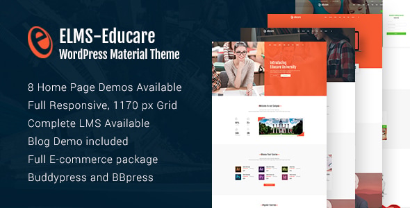 Elms – Educational Material WordPress Theme
