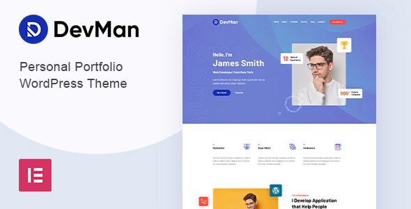 Devman – Personal Portfolio WordPress Theme