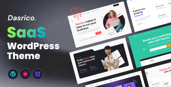 Dasrico – SaaS Website WordPress Theme