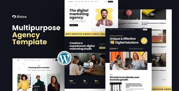 Rinico – Multipurpose Agency WordPress Theme