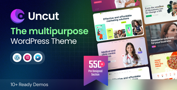 Uncut – The Multipurpose WordPress Theme