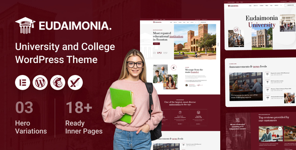 Eudaimonia – University and College WordPress Theme