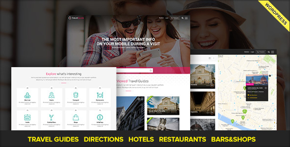 TRAVELGUIDE – Guides, Places and Directions WordPress Theme
