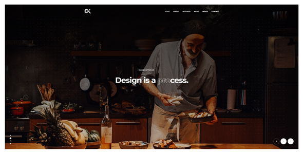 Foodex – One Page Restaurant WordPress Theme