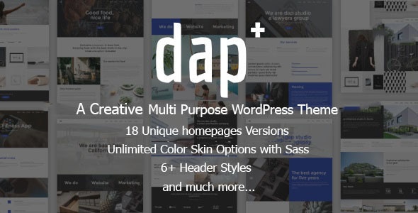 Dap – Creative MultiPurpose WordPress Theme
