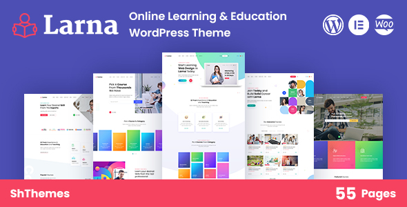 Larna – Online Learning & Education WordPress Theme